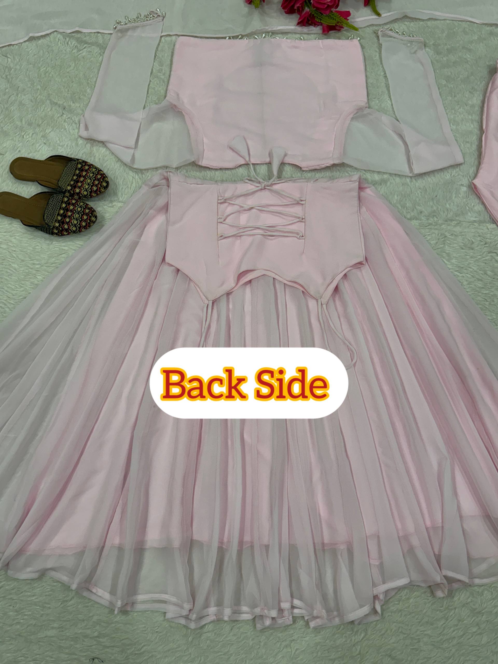 Deep Onyx Sheer-Sleeve Heritage Ensemble